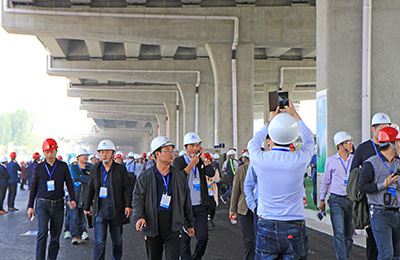 中電建路橋107國(guó)道現(xiàn)場(chǎng)觀摩