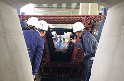 中電建路橋107國(guó)道現(xiàn)場(chǎng)觀摩
